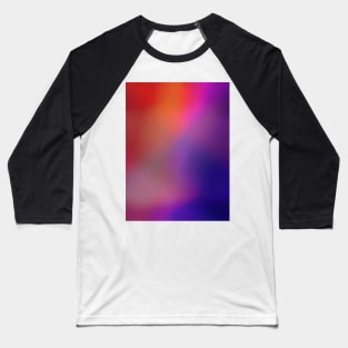 Colorful Magenta Pink Purple and Red Abstract Glow Baseball T-Shirt